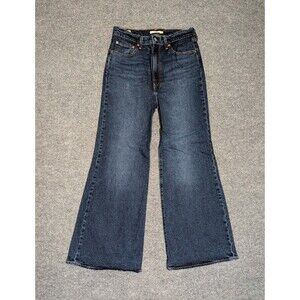 Levis Ribcage Bell Jeans Womens Womens Size 31x32 Flared Blue